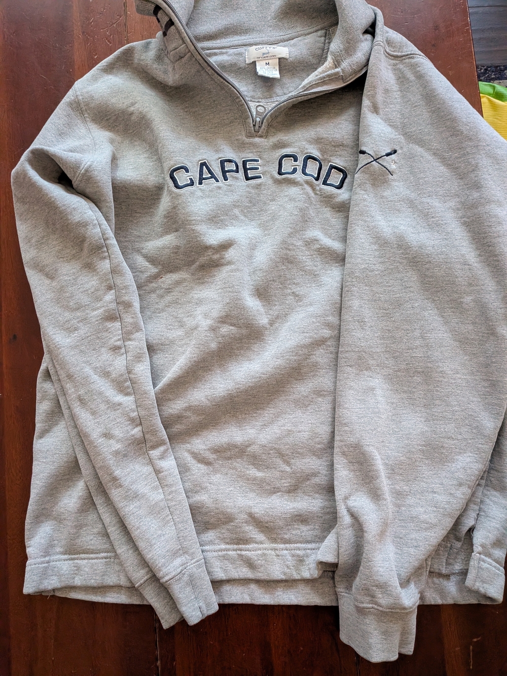 Cape Cod Gray Half-Zip Pullover Sweater